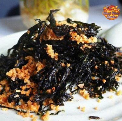 rong biển ăn liền nhai nhai quán